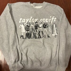 Taylor Swift eras through folklore gray long sleeve